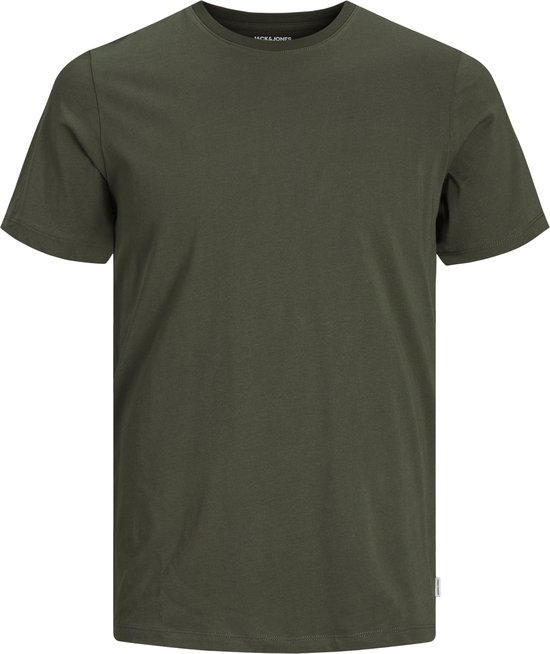 JACK & JONES Night of Olives-T-shirt van biologisch katoen met korte mouwen voor heren