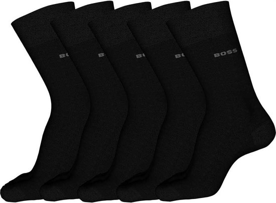 Hugo Boss BOSS 5P sokken uni zwart - 40-46