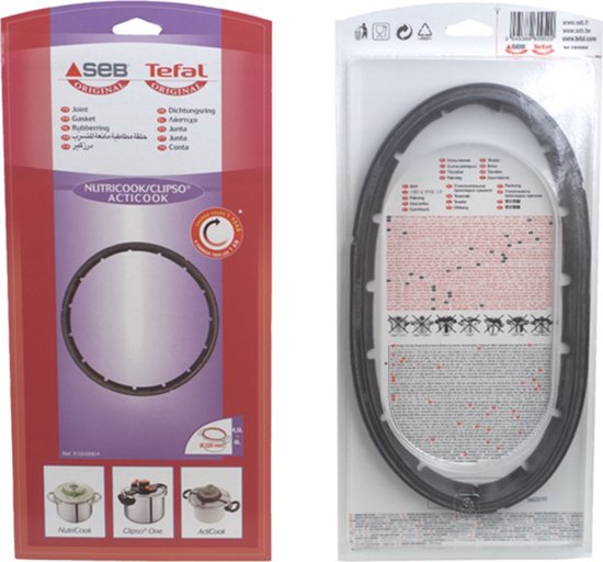 Joint De Couvercle 4,5/6L Diam. 220 Mm Pour Autocuiseur Nutricook Acticook Clipso SEB