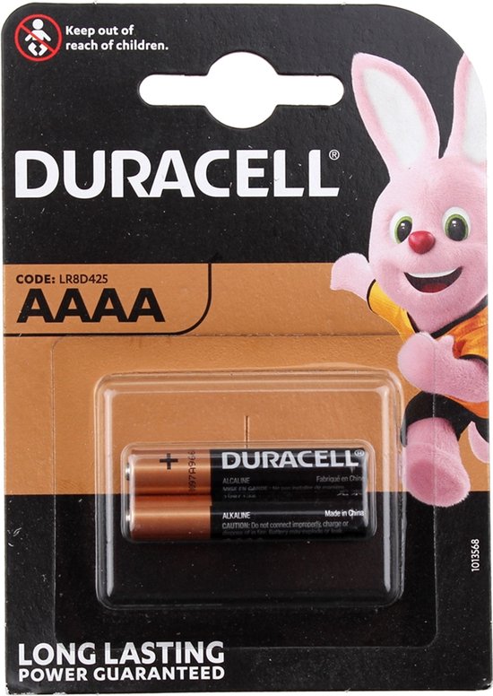 Duracell Ultra Power Pile Alcaline AAAA / MX2500 - 2 pièces