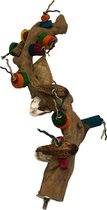 Perroquet Java Perch - Vogels perchoirs avec Jouets - Jouets pour perroquets
