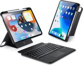 Dux Ducis - Toetsenbord hoes geschikt voor Apple iPad 7/8/9 10.2, iPad Pro 10.5 en iPad Air 3 - Afneembaar - QWERTY - Tablet toetsenbord met touchpad - Zwart