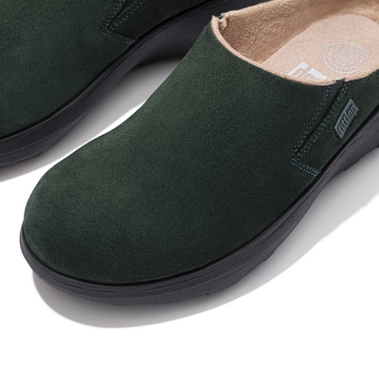 FitFlop Loaff Suede Clog Pantoffels Sloffen GROEN Maat 38 bol