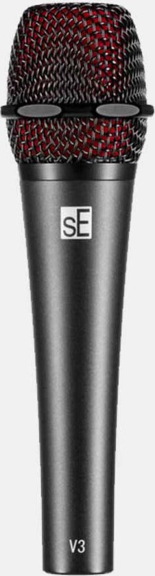 V7 Black STUDIO-GRADE MICRÓFONO SUPERCARDIOIDE DE MANO [NEGRO] SE
