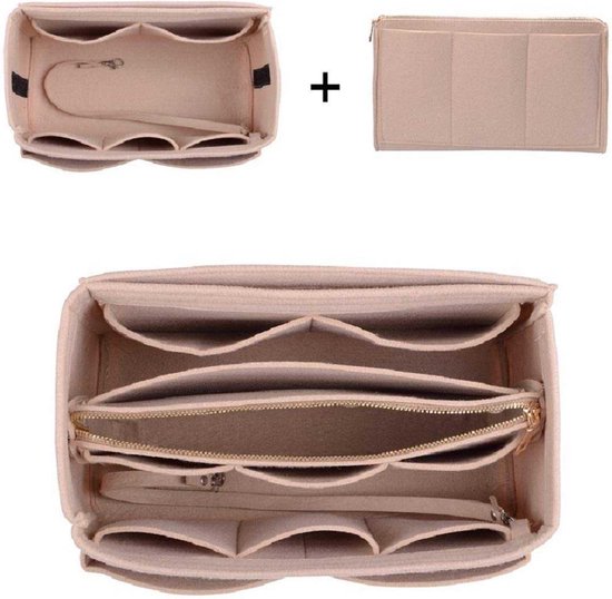  Purse Organizer Insert For Handbags, Silk Purse Organizer with  Zipper, Silky Smooth, Bag Organizer For Speedy Neverfull Tote,onthego,Artsy,  6 Sizes(Large, Silky Beige) : Clothing, Shoes & Jewelry