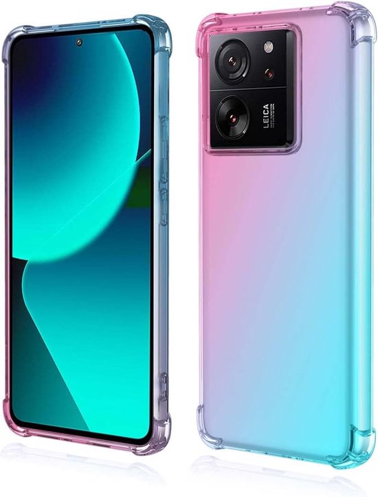 TEYYOS Smart View Flip Cover voor Xiaomi Redmi Note 13 Pro Plus 5G/Note 13 Pro 5G, premium lederen hoesje met stijlvolle spiegel, transparant display, opvouwbaar standaard telefoonhoesje - zwart