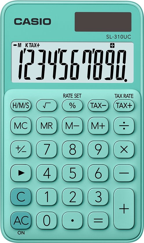 Casio - Calculatrice de bureau SL-310UC affichage 10 chiffres
