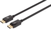 Manhattan 353625 DisplayPort-kabel DisplayPort Aansluitkabel DisplayPort-stekker, DisplayPort-stekker 3.00 m Zwart Ultr