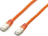 Equip 605677 netwerkkabel 0,5 m Cat6a S/FTP (S-STP) Oranje