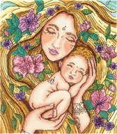 Borduurpakket Andriana - Mother's Love - Moederliefde - telpatroon om zelf te borduren