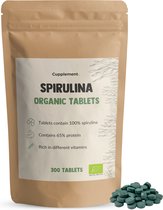 Cupplement - Spirulina 300 Tabletten - Biologisch - Geen Poeder of Vlokken - Supplement - Superfood - Chlorella