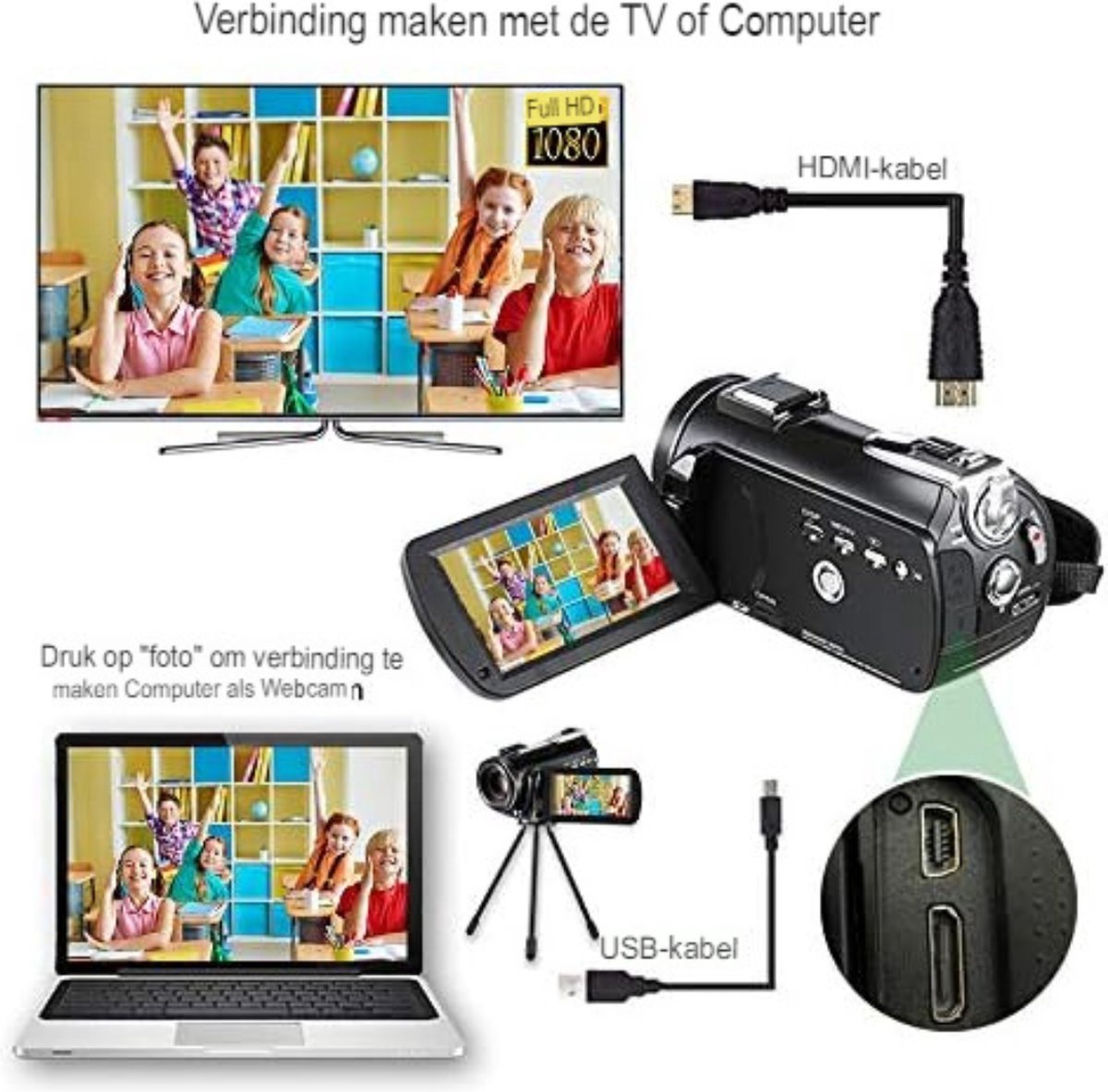 Lipa AD-C7 Caméscop 4K - Caméra Vidéo 4K - Objctif Sony T Phon Rmot - Zoom 120x - Wifi - Connxion Trépid T Microphon Au Millur Prix