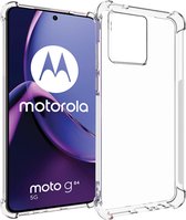 iMoshion Hoesje Geschikt voor Motorola Moto G84 Hoesje Siliconen - iMoshion Shockproof Case - Transparant