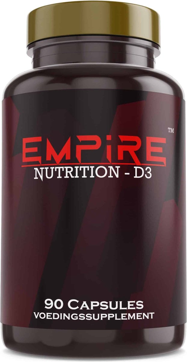 Empire™ Nutrition - Vitamine - D3 - Supplement- Essentieel Supplement voor Sterkere Botten en Verbeterde Immuniteit