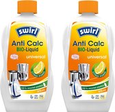 Swirl anti Calc Bio-Liquid Universal - ontkalker - 2x 375ml