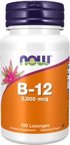 Vitamine B-12 2000mcg 100lozenges