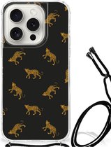 Case Anti-shock Geschikt voor iPhone 15 Pro Leopards