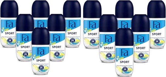 Fa Deo Roller Sport Unisex 12 x 50 ml