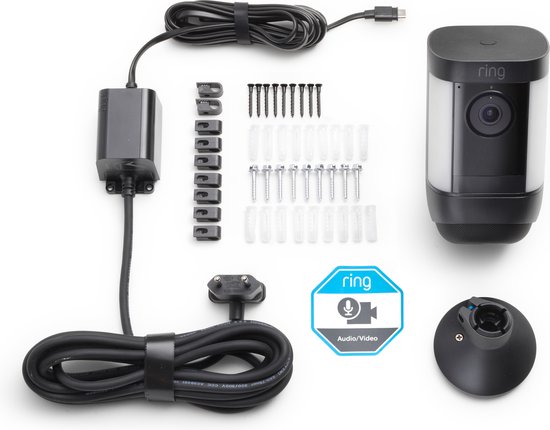 Ring Spotlight Cam Pro - Plug-In - 2K video - Zwart van Ring — afbeelding 5