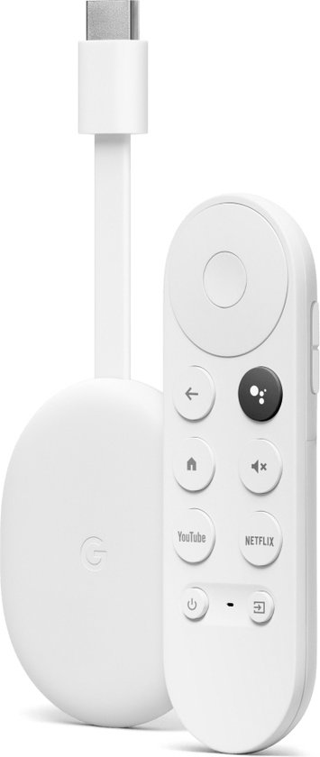 Chromecast 4K with Google TV - White - Stream moeiteloos in 4K | bol