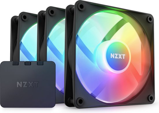 NZXT F120 RGB CORE black & RGB Lighting Controller