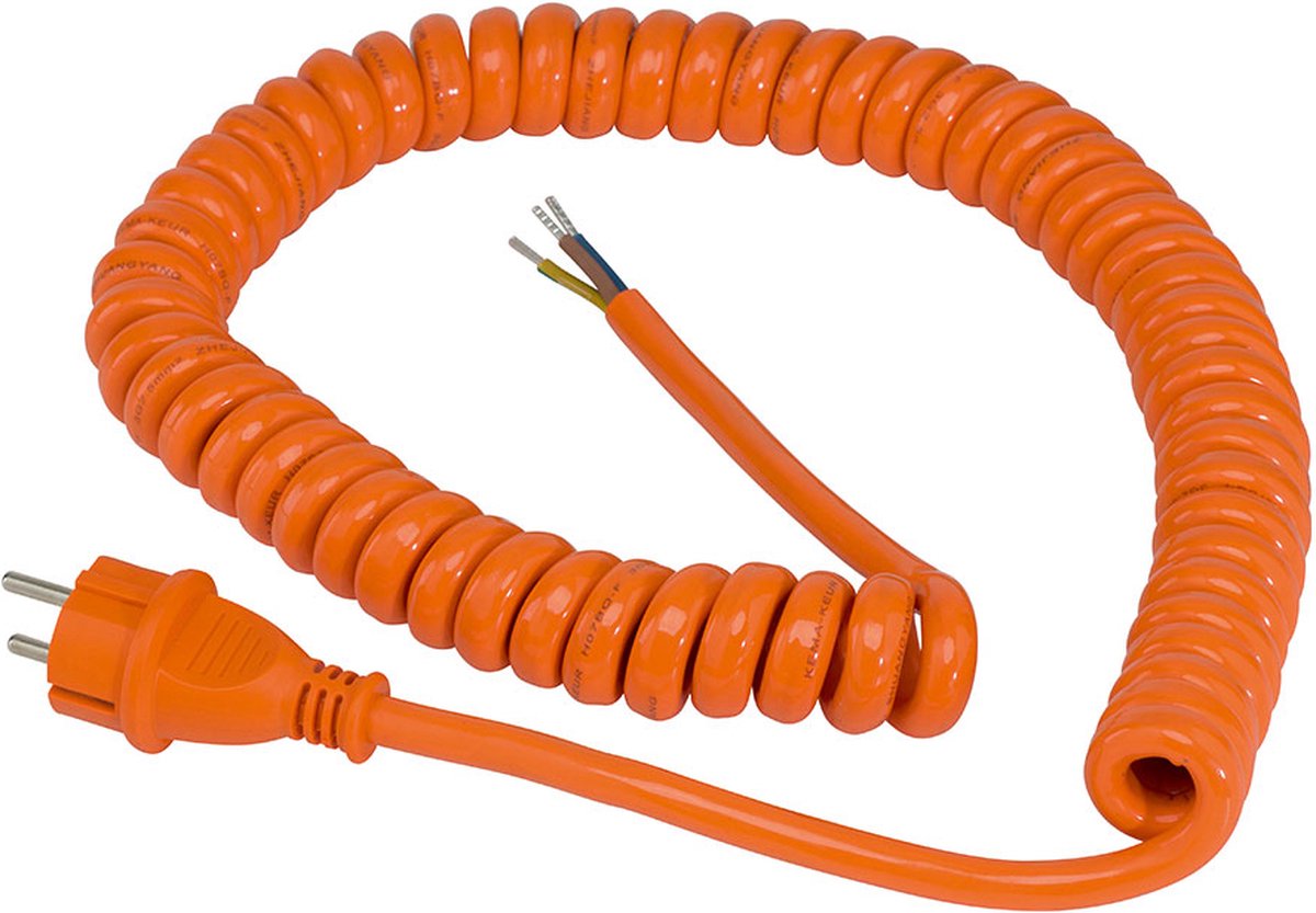 AS Schwabe 70430 Aansluitkabel Stroom Oranje 5 m