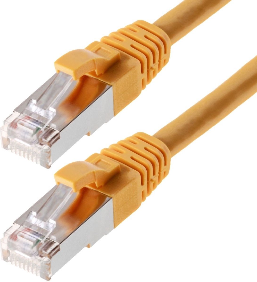Patchkabel S/FTP Cat 6 gelb 15,0 m