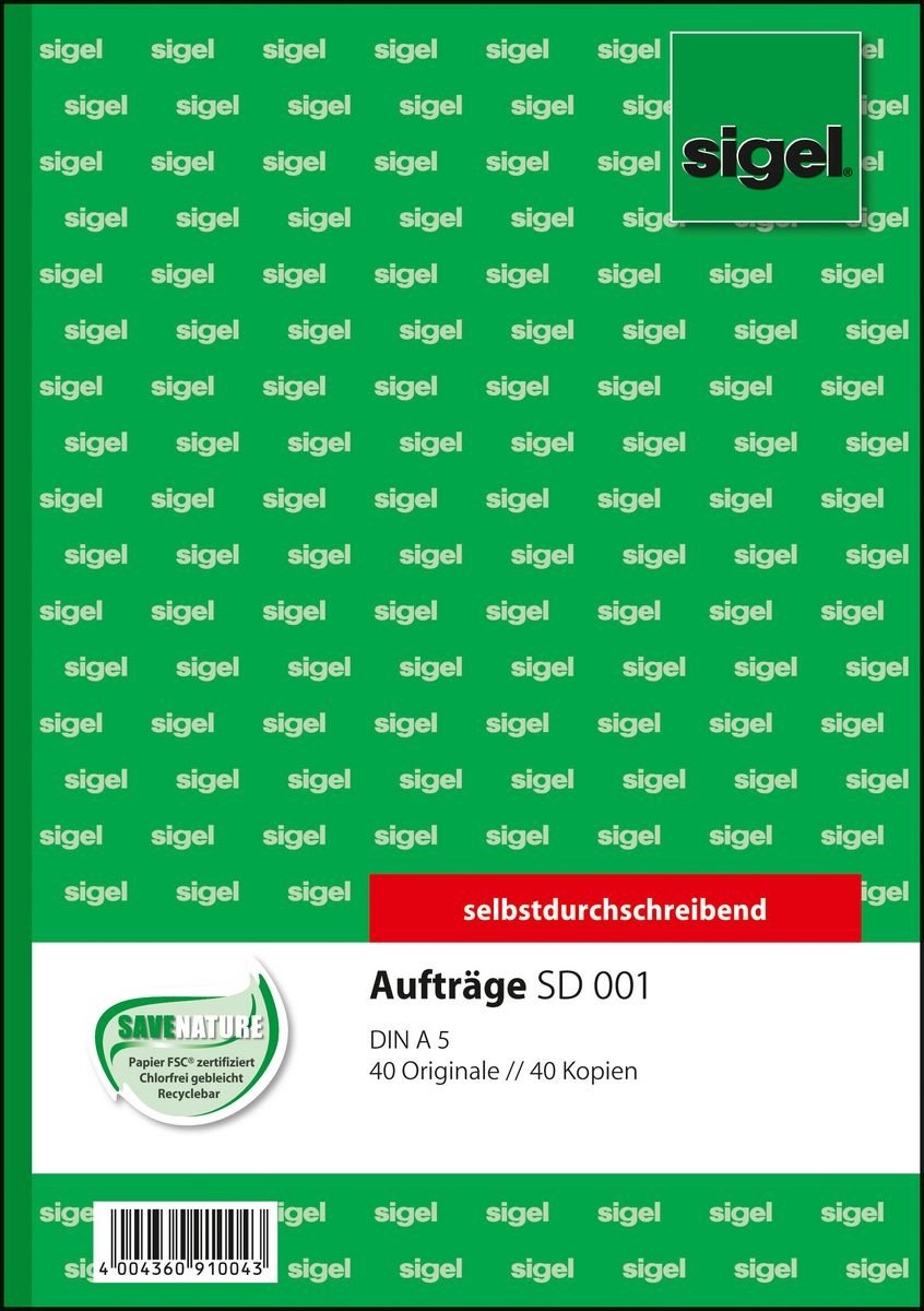 SD001 - 80 sheets - A5 - Green
