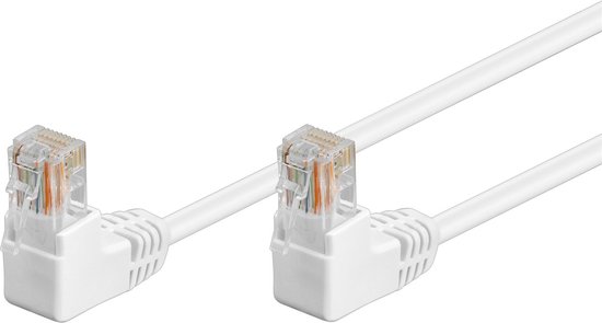 CAT5E Netwerkkabel - RJ45 - wit - 2 m