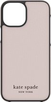 Kate Spade New York Wrap Case voor iPhone 13 mini - Pale Vellum/zwarte bumper/zwart logo
