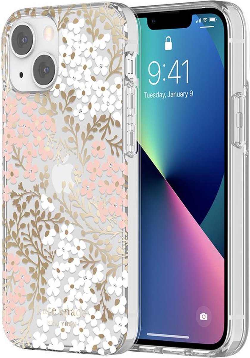 Kate Spade Multi Floral Protective Hardshell iPhone 13 Mini Back Cover