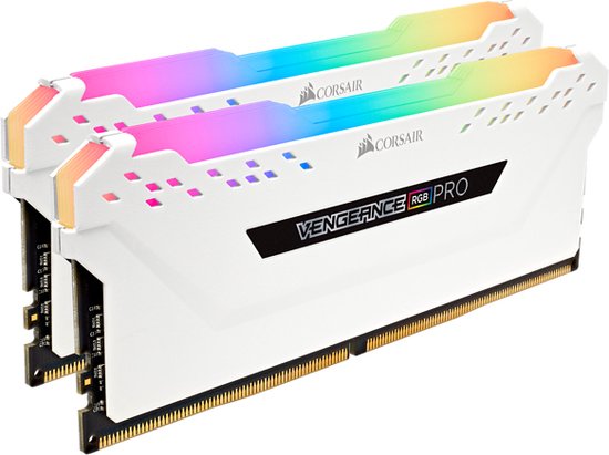 メモリー Corsair Vengeance DDR4-2666 16GB (2x8GB) Corsair Vengeance RGB Pro DDR4 - 16GB (2x8GB) - 2666 MHz - White | bol