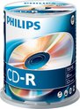 Philips CD-R 700MB - 80 Min - Speed 52x - Spindle (100 stuks)