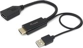 Equip 119039, 0,15 m, HDMI Type A (Standard), DisplayPort, Mâle, Mâle, Droit