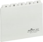 366002 - Alphabetic tab index - PVC - White - Landscape - A6 - 0.3 mm