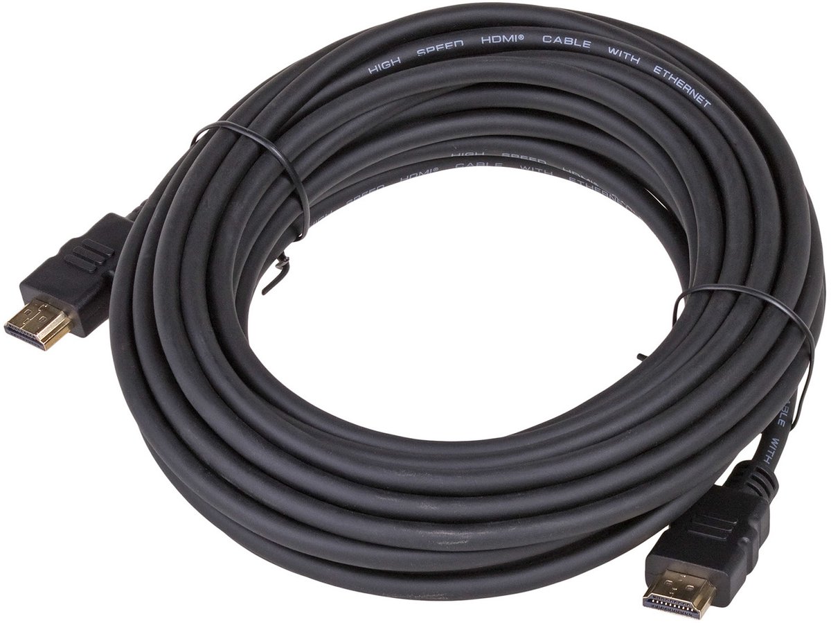Akyga AK-HD-100A HDMI-kabel Aansluitkabel 10.0 m Zwart