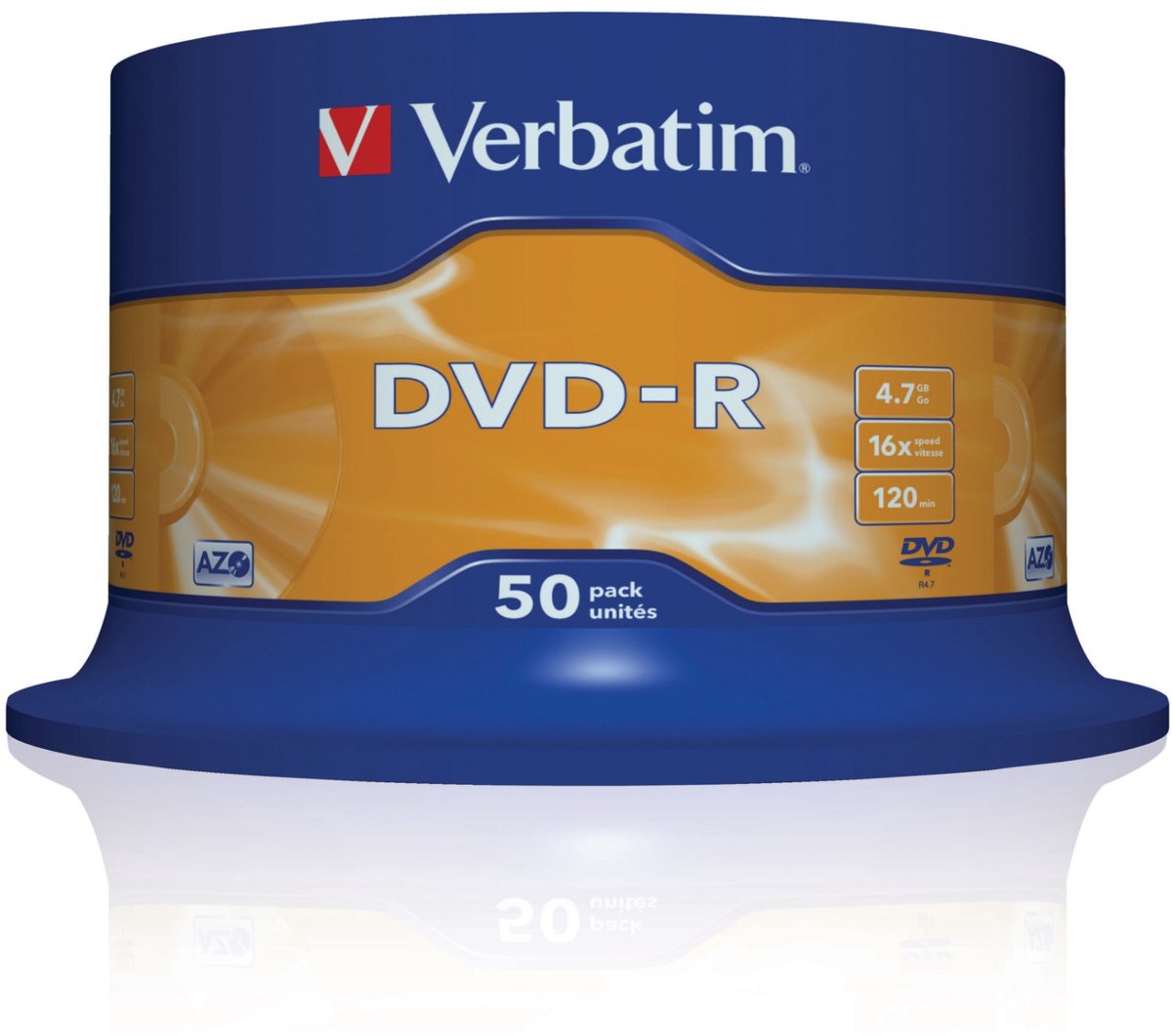 Verbatim 43548 DVD-R disc 4.7 GB 50 stuk(s) Spindel