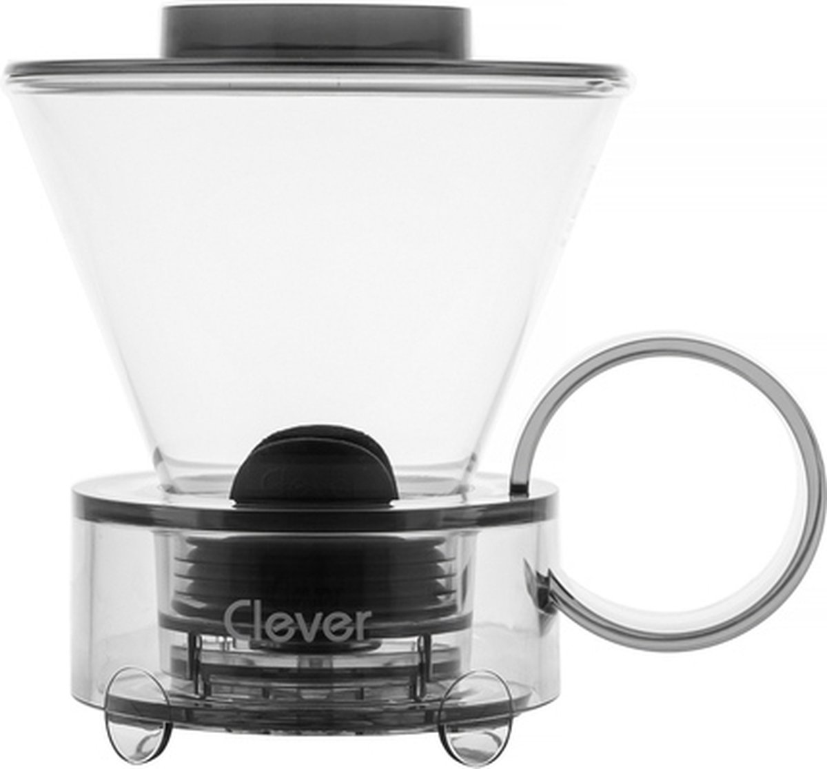 Clever Dripper - Glass 500ml Transluscent Gray