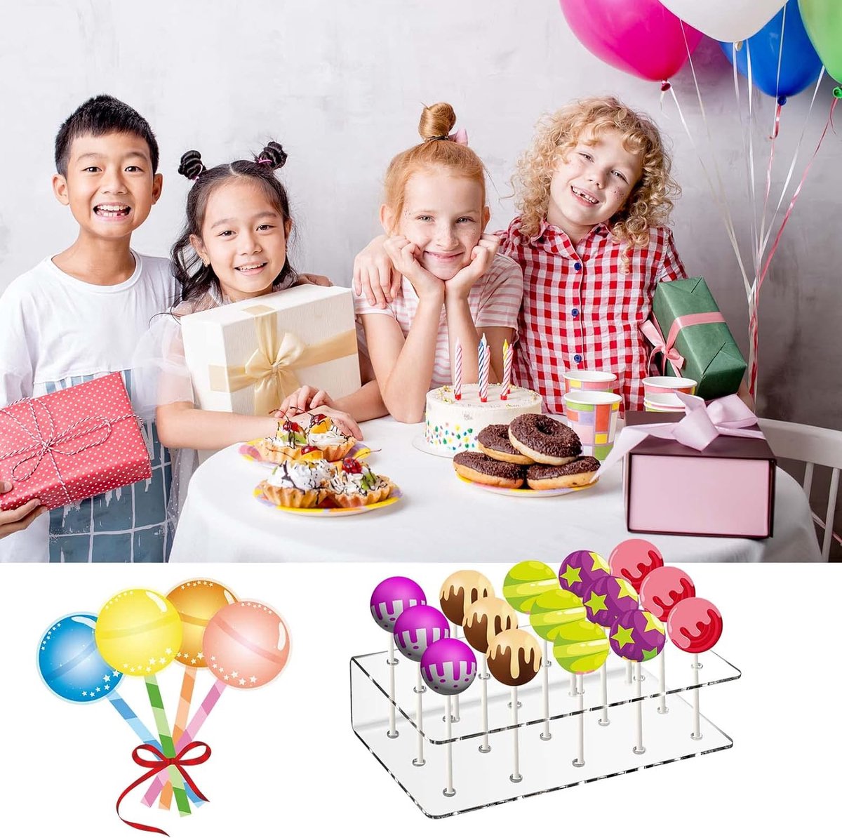 Cake Pop Stand, 36 gaten Cake Pop Houder Stand, Lolly Houder voor