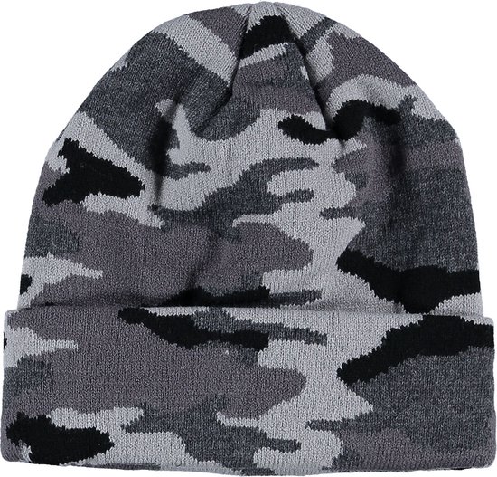 Chapeau Garçons Zwart- Grijs avec Camouflage