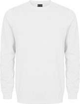 Unisex Sweater 'Promodoro' met ronde hals White - L