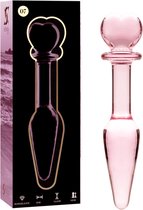 NEBULA SERIES BY IBIZA™ - MODEL 7 ANAL PLUG BOROSILICATE GLASS 13.5 X 3 CM PINK | Sex Toys voor Vrouwen | Sex toys voor Mannen