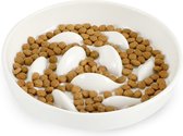 Anti Sling Bowl Cat Ceramic, Slow Feeding Cat Bowl, Slow Feeder Cat Wet Food, Anti-Slinging Bowl Cat Dogs Small