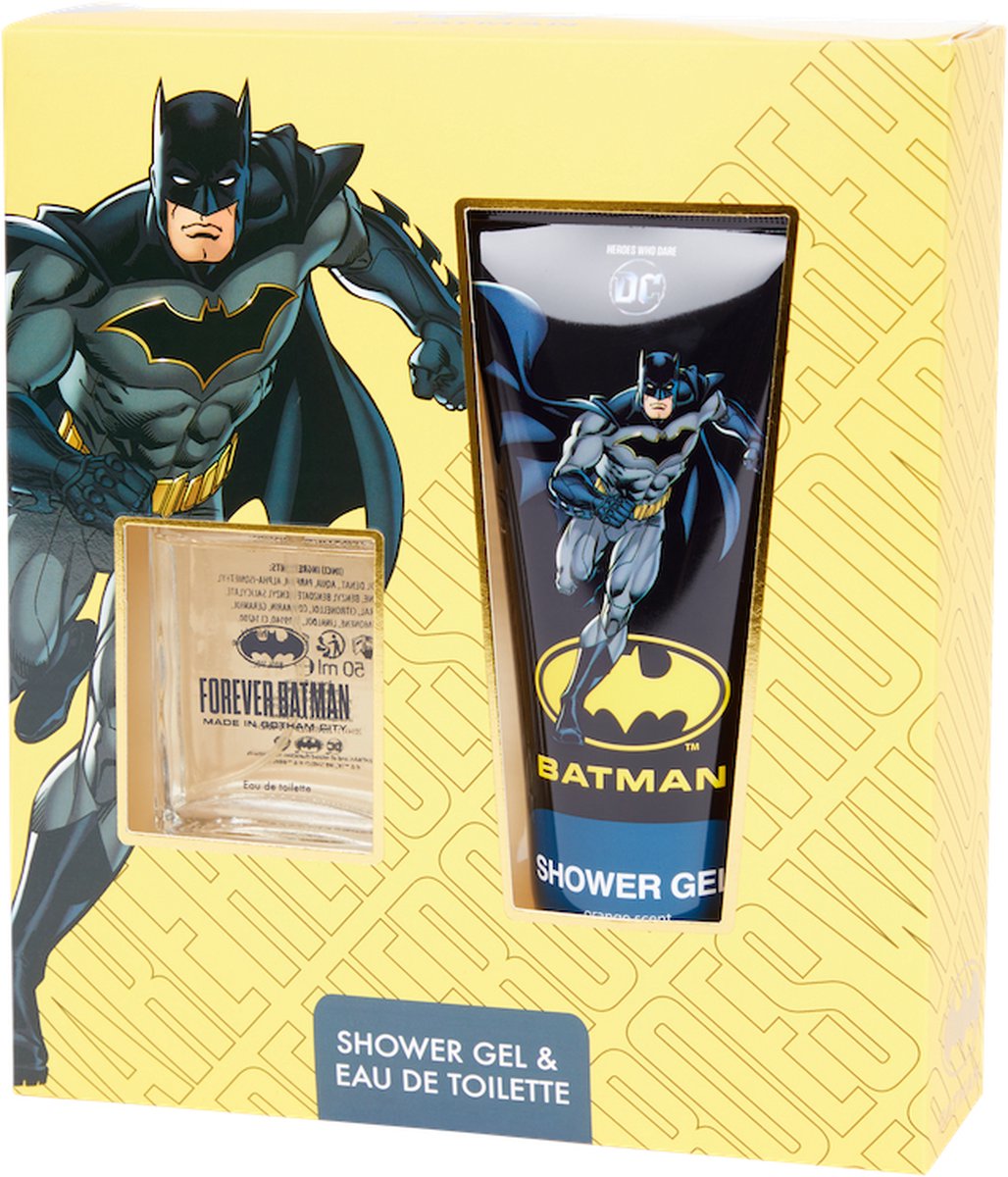 Goedkoopste Superhelden giftset 2-delig shower gel 150 ml edt 50 ml
