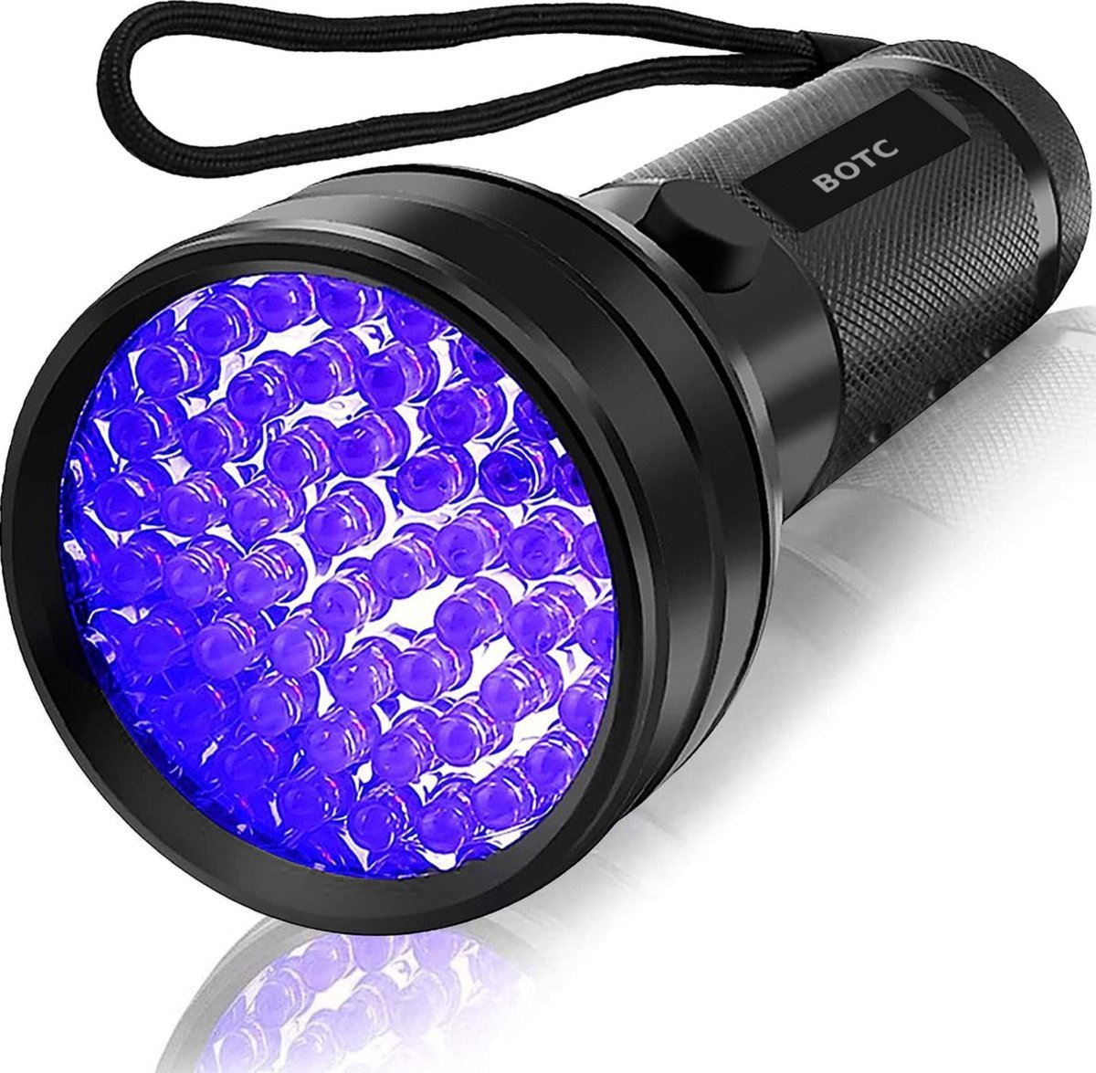 BOTC Zaklamp UV Licht - UV zaklamp - 51 Ultra Violet LED's - Blacklight zaklamp - Zwart