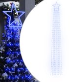 vidaXL-Kerstboomverlichting-320-blauwe-LED's-375-cm