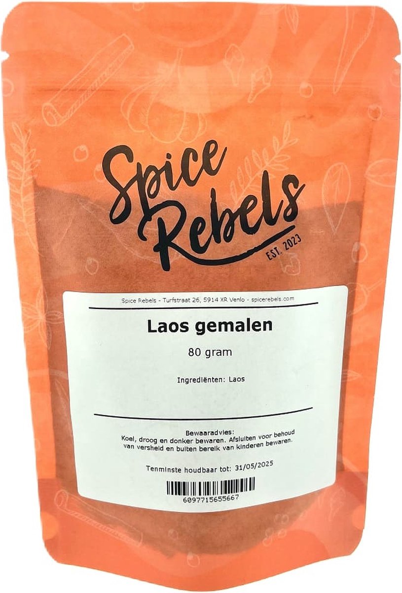 Goedkoopste Spice Rebels - Laos gemalen - zak 80 gram