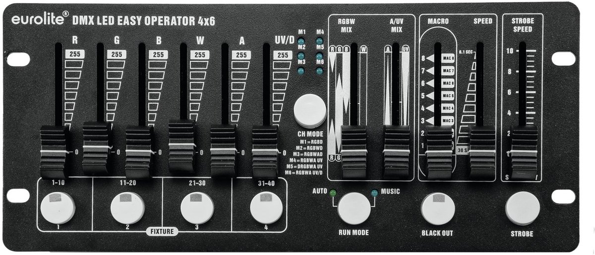 EUROLITE DMX LED EASY Operator 4x6 DMXcontroller
