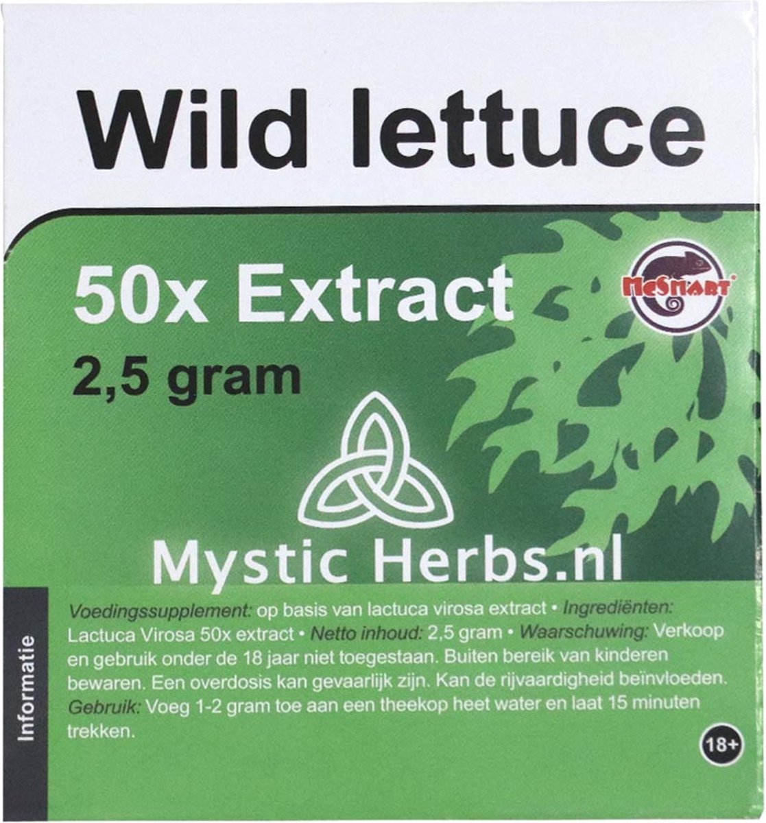 Goedkoopste Wild Lettuce 50X Extract - 2,5 gram