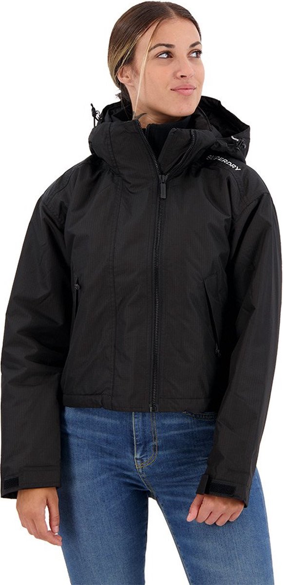 Superdry Code SD Windcheater Dames Zwart